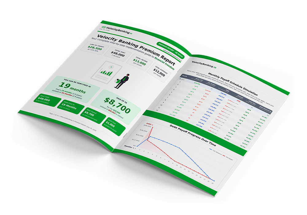 Your personalized Velocity Banking plan